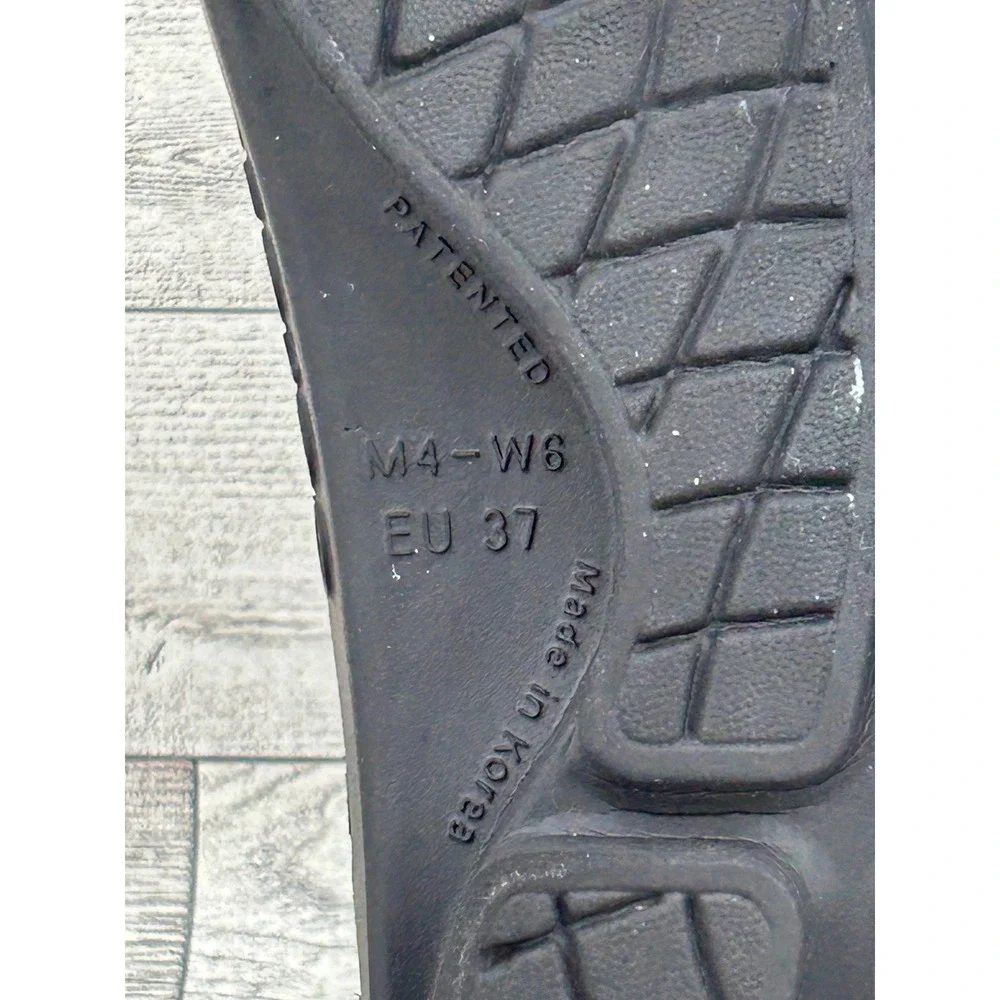 Oofos OOahh Sport Recovery Slides Black Mens 4 Womens 6 EU 37 Orthopedic Sandals